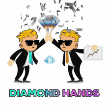 WSB diamond hands.gif