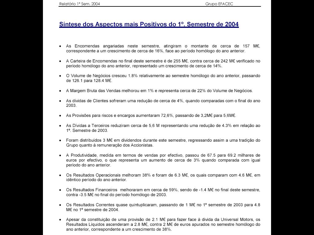 Grupo Efacec Relatório 1º Semestre 2004.JPG